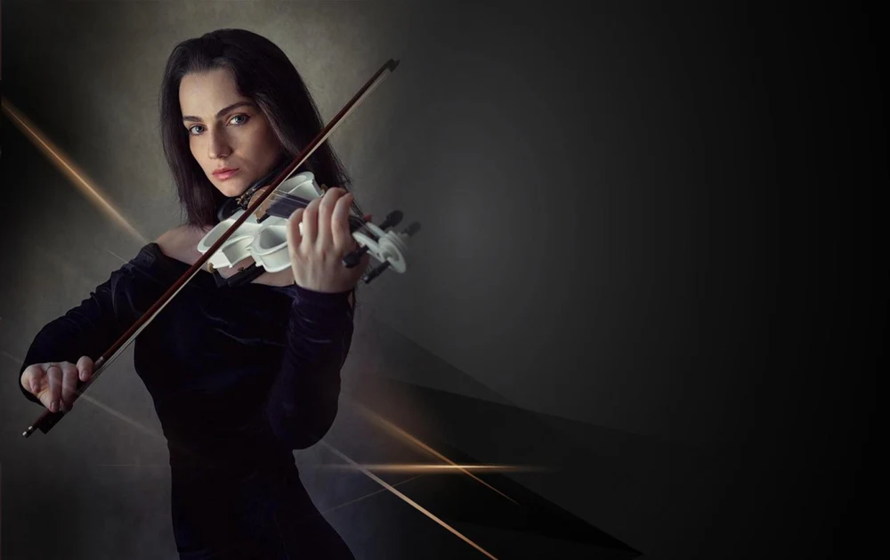 Portrait of violinist Laila